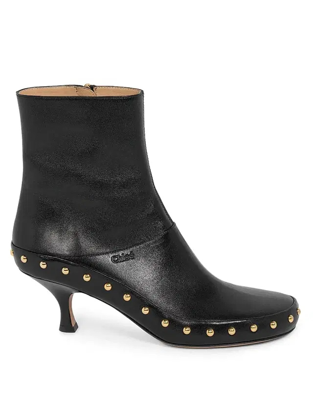 Women's Junie Studded Leather Ankle Boots - Black Women's Junie Studded Leather Ankle Boots - Black