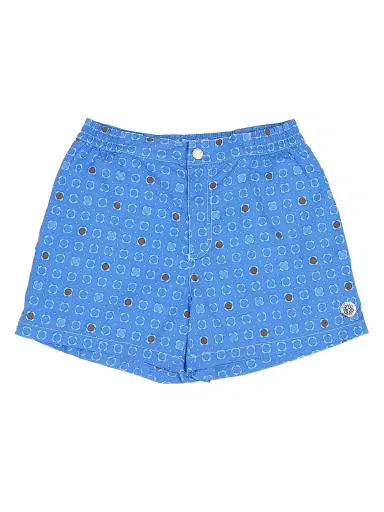Stefano Ricci Men's Beach Shorts with Button and Zipper | Thumbnail 1 Stefano Ricci Men's Beach Shorts with Button and Zipper | Thumbnail 1