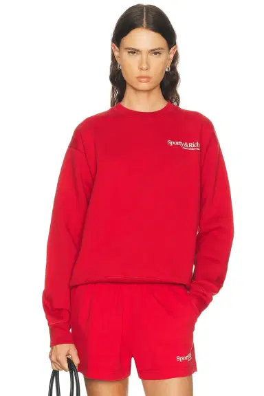Sporty & Rich Modern Crewneck Sweatshirt | Thumbnail 2 Sporty & Rich Modern Crewneck Sweatshirt | Thumbnail 2
