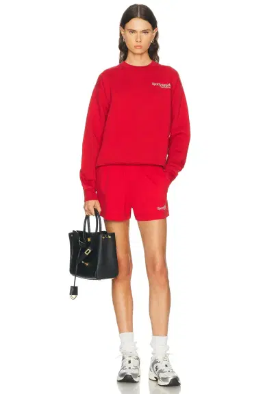 Sporty & Rich Modern Crewneck Sweatshirt | Thumbnail 4 Sporty & Rich Modern Crewneck Sweatshirt | Thumbnail 4