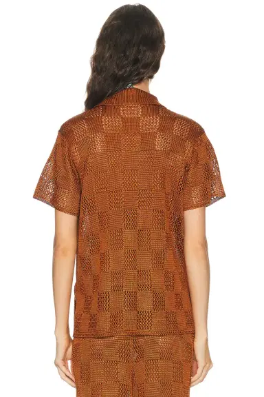 Calle Del Mar Checkers Short Sleeve Shirt | Thumbnail 3 Calle Del Mar Checkers Short Sleeve Shirt | Thumbnail 3