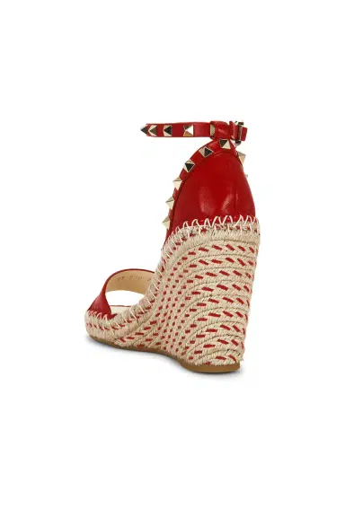 Valentino Garavani Rockstud Double Wedge Espadrilles | Thumbnail 3 Valentino Garavani Rockstud Double Wedge Espadrilles | Thumbnail 3