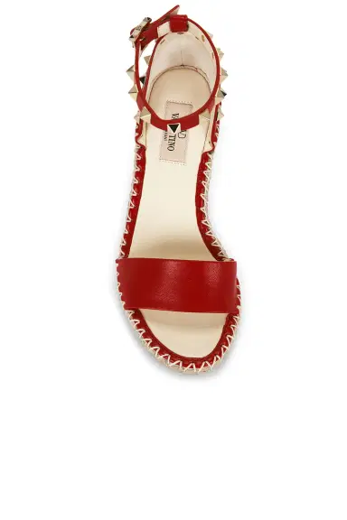 Valentino Garavani Rockstud Double Wedge Espadrilles | Thumbnail 4 Valentino Garavani Rockstud Double Wedge Espadrilles | Thumbnail 4