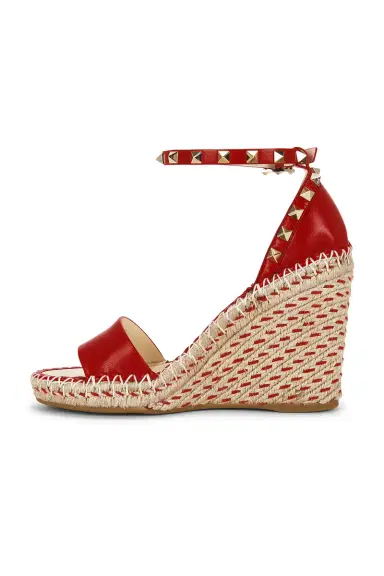 Valentino Garavani Rockstud Double Wedge Espadrilles | Thumbnail 5 Valentino Garavani Rockstud Double Wedge Espadrilles | Thumbnail 5