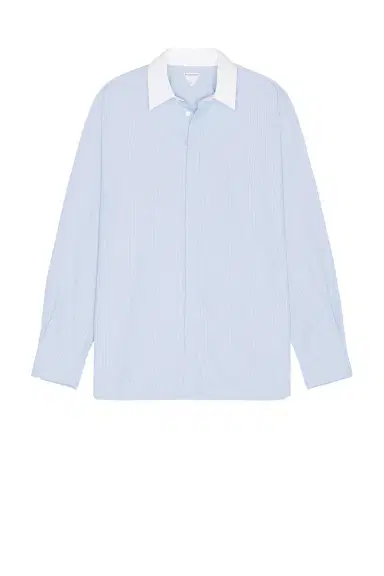 Bottega Veneta Classic Fine Stripe Poplin Shirt | Thumbnail 4 Bottega Veneta Classic Fine Stripe Poplin Shirt | Thumbnail 4