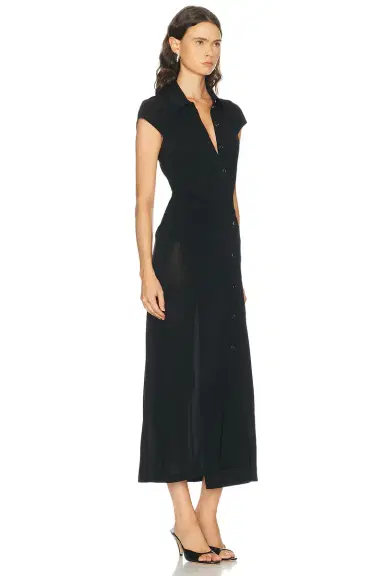 Helmut Lang Short Sleeve Twist Dress | Thumbnail 2 Helmut Lang Short Sleeve Twist Dress | Thumbnail 2