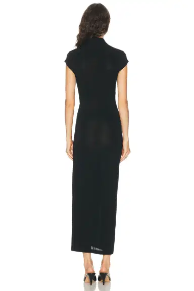 Helmut Lang Short Sleeve Twist Dress | Thumbnail 4 Helmut Lang Short Sleeve Twist Dress | Thumbnail 4