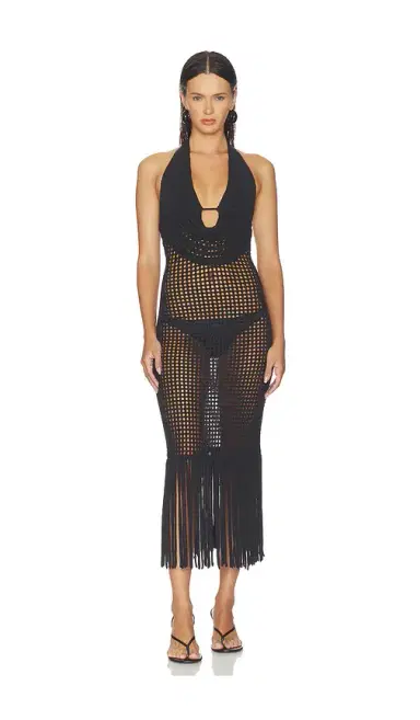 HAELO Double Two-toned Fringe Dress | Thumbnail 6 HAELO Double Two-toned Fringe Dress | Thumbnail 6