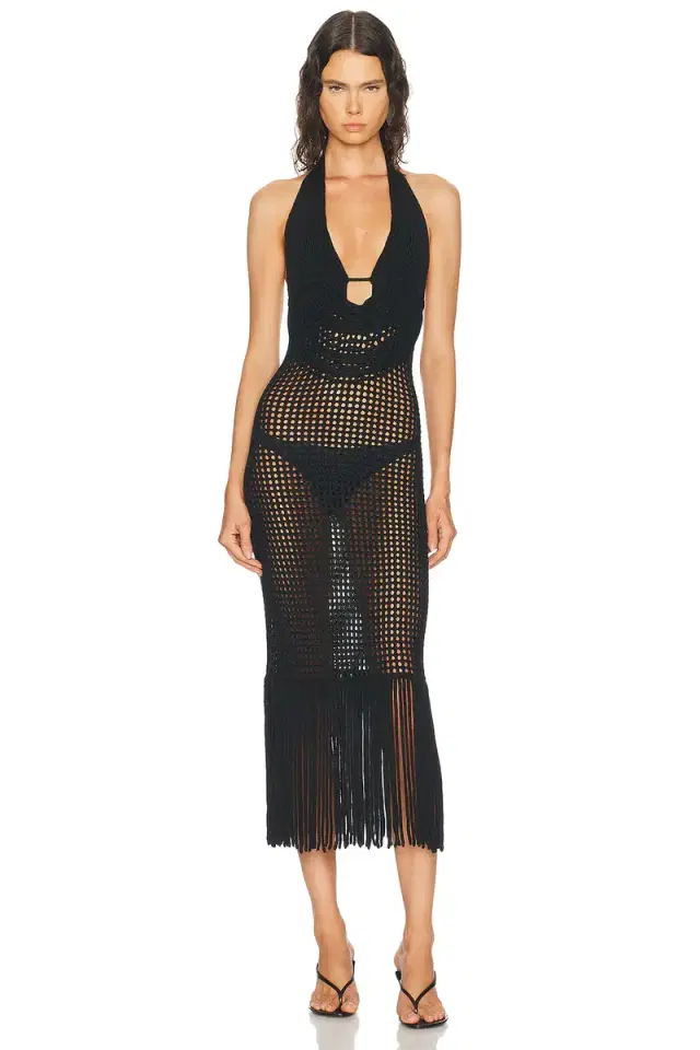 Double Two-toned Fringe Dress Double Two-toned Fringe Dress