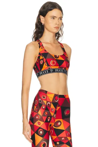 PUCCI Lycra Sports Bra | Thumbnail 2 PUCCI Lycra Sports Bra | Thumbnail 2