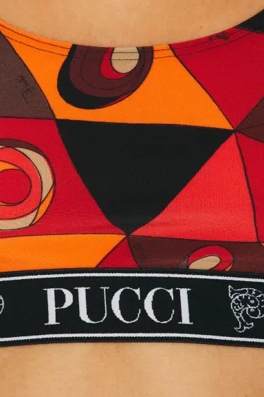 PUCCI Lycra Sports Bra | Thumbnail 5 PUCCI Lycra Sports Bra | Thumbnail 5