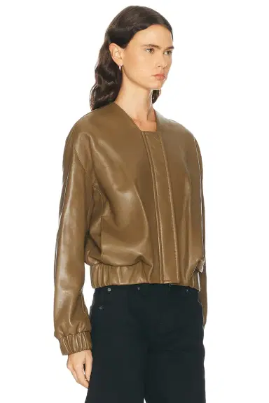 Khaite Cordan Leather Jacket | Thumbnail 2 Khaite Cordan Leather Jacket | Thumbnail 2