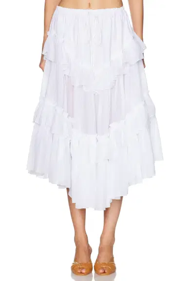 Chloé Tiered Maxi Skirt | Thumbnail 1 Chloé Tiered Maxi Skirt | Thumbnail 1