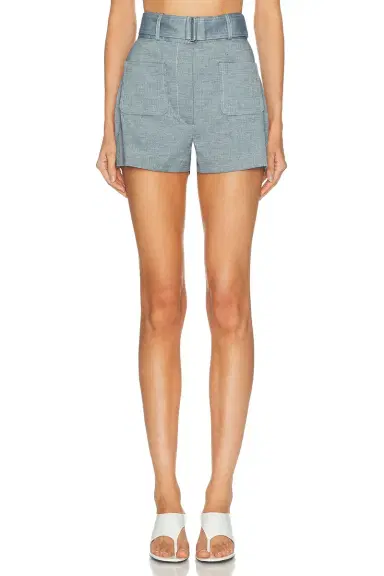 Matthew Bruch Belted Pocket Short | Thumbnail 1 Matthew Bruch Belted Pocket Short | Thumbnail 1