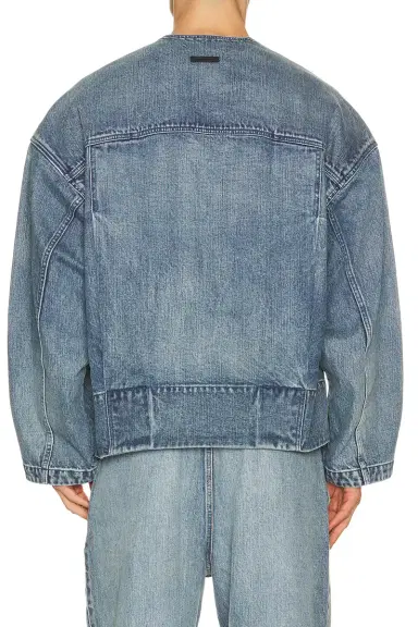 Fear of God Denim Lapelless Jacket | Thumbnail 2 Fear of God Denim Lapelless Jacket | Thumbnail 2