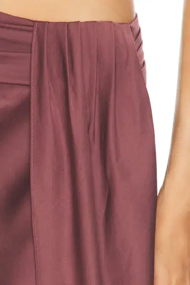 Lapointe Lightweight Satin Asymmetric Maxi Skirt | Thumbnail 7 Lapointe Lightweight Satin Asymmetric Maxi Skirt | Thumbnail 7