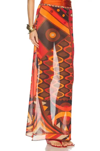 Pucci Tulle Long Skirt | Thumbnail 2 Pucci Tulle Long Skirt | Thumbnail 2
