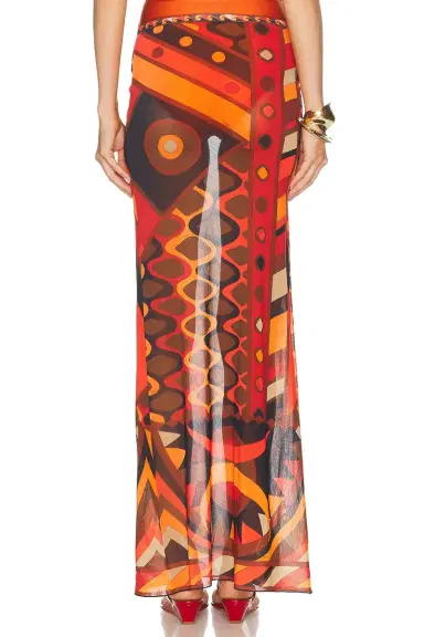 Pucci Tulle Long Skirt | Thumbnail 4 Pucci Tulle Long Skirt | Thumbnail 4