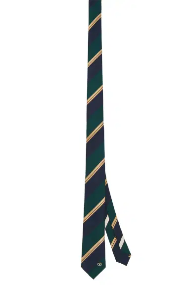 Valentino Garavani Yarn Dyed Tie | Thumbnail 1 Valentino Garavani Yarn Dyed Tie | Thumbnail 1