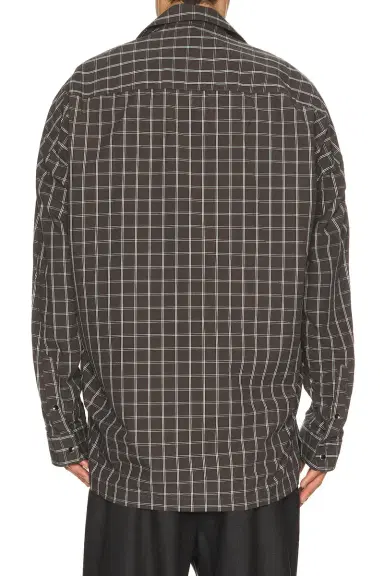 Maison MIHARA YASUHIRO Longsleeve Check Shirt With Sticker | Thumbnail 2 Maison MIHARA YASUHIRO Longsleeve Check Shirt With Sticker | Thumbnail 2