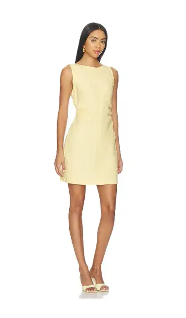 Madewell Boatneck Shirred Mini Dress | Thumbnail 2 Madewell Boatneck Shirred Mini Dress | Thumbnail 2