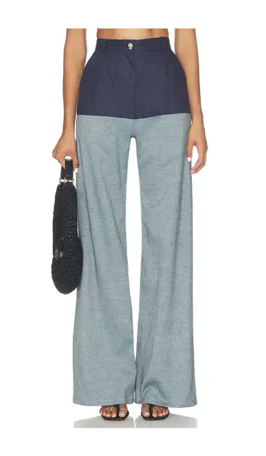 Matthew Bruch High-waist Combo Jeans | Thumbnail 1 Matthew Bruch High-waist Combo Jeans | Thumbnail 1