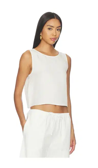 LESET Daniel Crop Sleeveless Crew | Thumbnail 2 LESET Daniel Crop Sleeveless Crew | Thumbnail 2