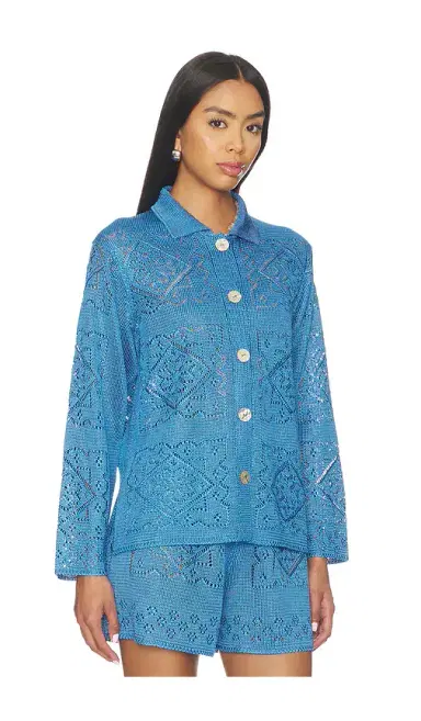 Calle Del Mar Handkerchief Long Sleeve Shirt | Thumbnail 3 Calle Del Mar Handkerchief Long Sleeve Shirt | Thumbnail 3