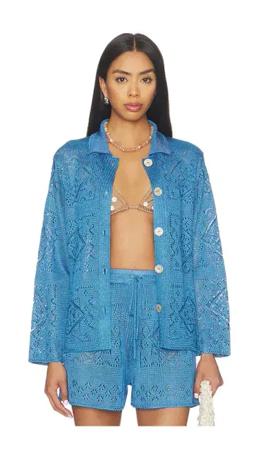 Calle Del Mar Handkerchief Long Sleeve Shirt | Thumbnail 1 Calle Del Mar Handkerchief Long Sleeve Shirt | Thumbnail 1