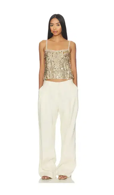 Alice + Olivia Alice + Olivia Nicolette Allover Sequin Tank | Thumbnail 4 Alice + Olivia Alice + Olivia Nicolette Allover Sequin Tank | Thumbnail 4