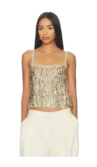 Alice + Olivia Alice + Olivia Nicolette Allover Sequin Tank | Thumbnail 1 Alice + Olivia Alice + Olivia Nicolette Allover Sequin Tank | Thumbnail 1