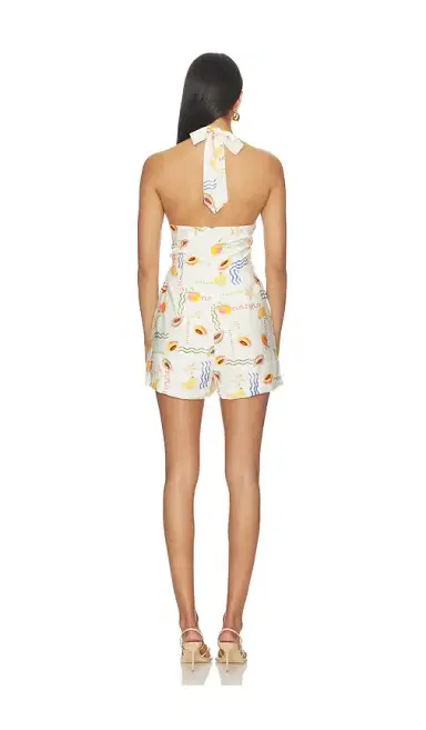 MINKPINK Vcarmen Halter Romper | Thumbnail 3 MINKPINK Vcarmen Halter Romper | Thumbnail 3