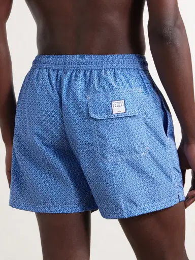 FEDELI Madeira Straight-Leg Mid-Length Printed Swim Shorts - Men | Thumbnail 3 FEDELI Madeira Straight-Leg Mid-Length Printed Swim Shorts - Men | Thumbnail 3