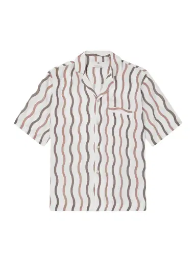 Frescobol Carioca La Marzocco Striped Tencel® and Linen-Blend Pyjama Shirt - Men | Thumbnail 1 Frescobol Carioca La Marzocco Striped Tencel® and Linen-Blend Pyjama Shirt - Men | Thumbnail 1