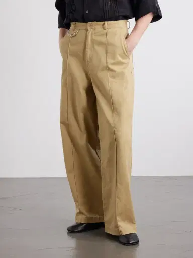 KAPITAL Boogie Day Straight-Leg Panelled Cotton-Twill Trousers - Men | Thumbnail 3 KAPITAL Boogie Day Straight-Leg Panelled Cotton-Twill Trousers - Men | Thumbnail 3