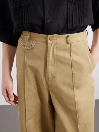 KAPITAL Boogie Day Straight-Leg Panelled Cotton-Twill Trousers - Men | Thumbnail 5 KAPITAL Boogie Day Straight-Leg Panelled Cotton-Twill Trousers - Men | Thumbnail 5
