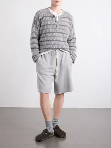 The Elder Statesman Nimbus Striped Cashmere Sweater - Men | Thumbnail 2 The Elder Statesman Nimbus Striped Cashmere Sweater - Men | Thumbnail 2
