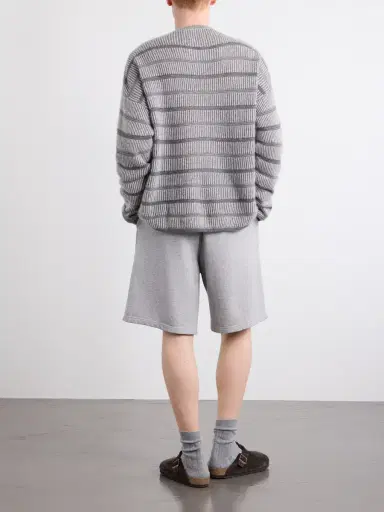 The Elder Statesman Nimbus Striped Cashmere Sweater - Men | Thumbnail 4 The Elder Statesman Nimbus Striped Cashmere Sweater - Men | Thumbnail 4