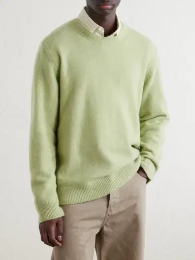 The Elder Statesman Nimbus Cashmere and Silk-Blend Sweater - Men | Thumbnail 3 The Elder Statesman Nimbus Cashmere and Silk-Blend Sweater - Men | Thumbnail 3