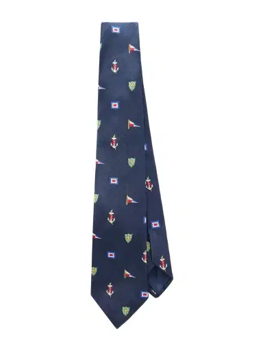 Polo Ralph Lauren 8cm Embroidered Silk Tie - Men | Thumbnail 1 Polo Ralph Lauren 8cm Embroidered Silk Tie - Men | Thumbnail 1