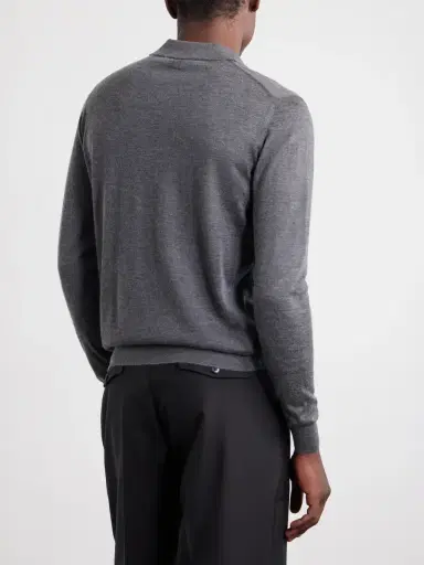 FEDELI Sportman Cashmere and Silk-Blend Polo Shirt - Men | Thumbnail 4 FEDELI Sportman Cashmere and Silk-Blend Polo Shirt - Men | Thumbnail 4