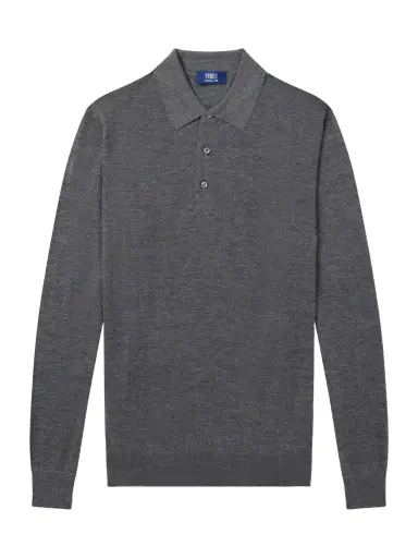 FEDELI Sportman Cashmere and Silk-Blend Polo Shirt - Men | Thumbnail 1 FEDELI Sportman Cashmere and Silk-Blend Polo Shirt - Men | Thumbnail 1
