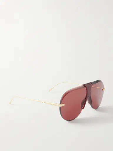 Loewe Aviator-style gold-tone and tortoiseshell acetate sunglasses - Men | Thumbnail 4 Loewe Aviator-style gold-tone and tortoiseshell acetate sunglasses - Men | Thumbnail 4