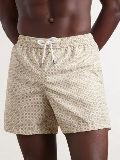 FEDELI Madeira Straight-Leg Mid-Length Printed Swim Shorts - Men | Thumbnail 2 FEDELI Madeira Straight-Leg Mid-Length Printed Swim Shorts - Men | Thumbnail 2