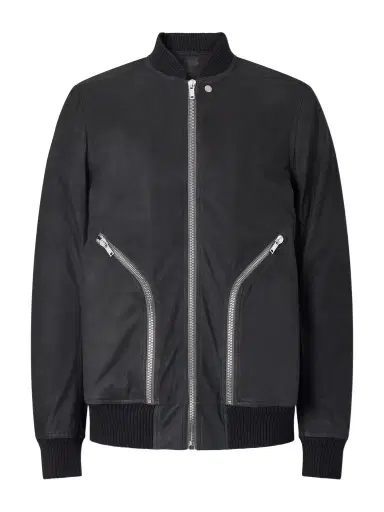 Rick Owens Bauhaus Leather Zip-Up Flight Jacket - Men | Thumbnail 1 Rick Owens Bauhaus Leather Zip-Up Flight Jacket - Men | Thumbnail 1