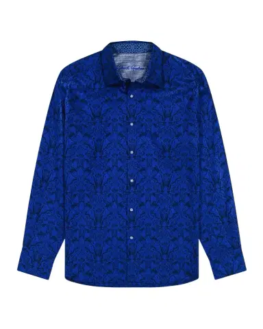 Robert Graham Men's Highland Stretch Cotton Jacquard Sport Shirt | Thumbnail 1 Robert Graham Men's Highland Stretch Cotton Jacquard Sport Shirt | Thumbnail 1