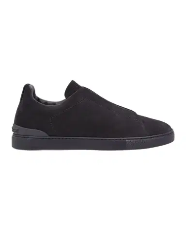ZEGNA Men 's Triple Stitch Suede Sneakers | Thumbnail 1 ZEGNA Men 's Triple Stitch Suede Sneakers | Thumbnail 1