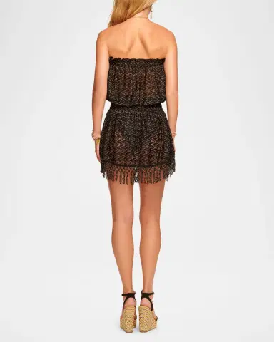 Ramy Brook Lauryn Strapless Crochet Mini Dress | Thumbnail 3 Ramy Brook Lauryn Strapless Crochet Mini Dress | Thumbnail 3