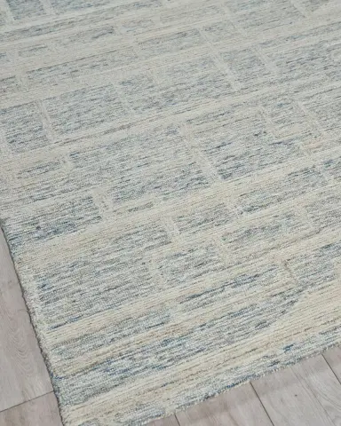 Exquisite Rugs Park City Hand-Tufted Blue/Ivory Rug | Thumbnail 4 Exquisite Rugs Park City Hand-Tufted Blue/Ivory Rug | Thumbnail 4