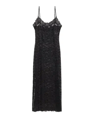 Natori Peony Side-Slit Floral Lace Nightgown | Thumbnail 3 Natori Peony Side-Slit Floral Lace Nightgown | Thumbnail 3